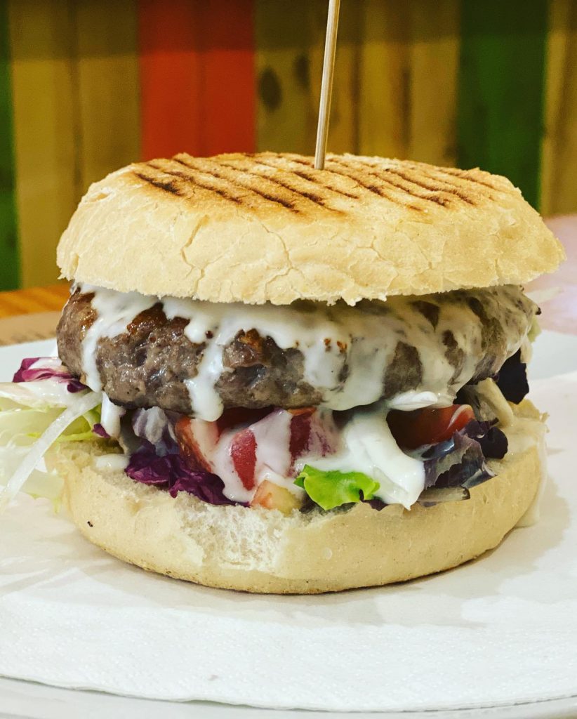 hamburguesa de kebab