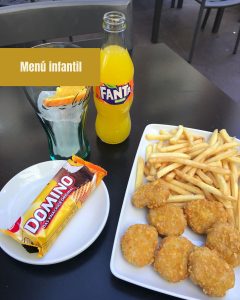 menú infantil en la revuelta