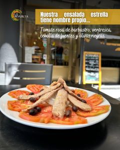 ensalada de tomate y ventresca