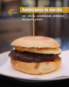 hamburguesa de morcilla en zaragoza