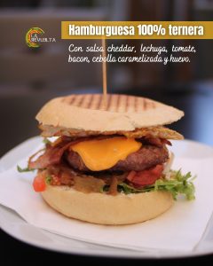 hamburguesa 100% ternera 200gr