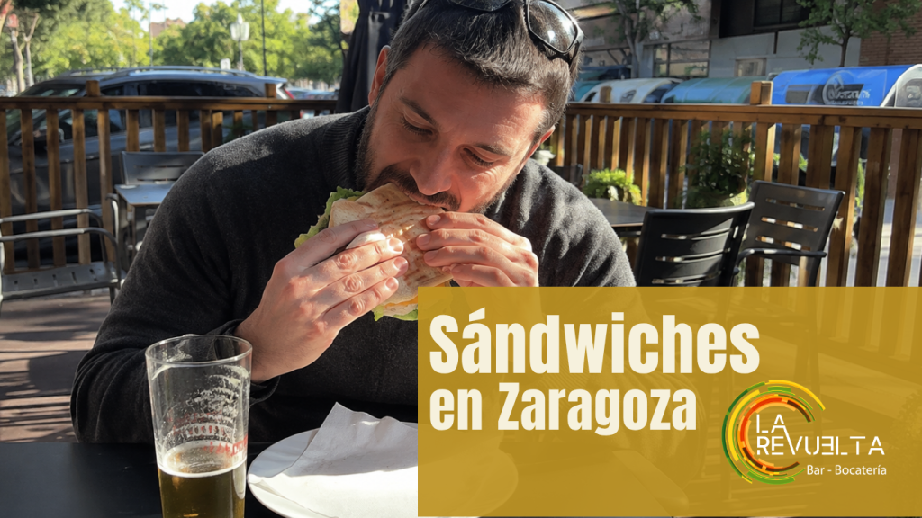 Sándwich en pan de cristal a la plancha en La Revuelta Zaragoza(1)