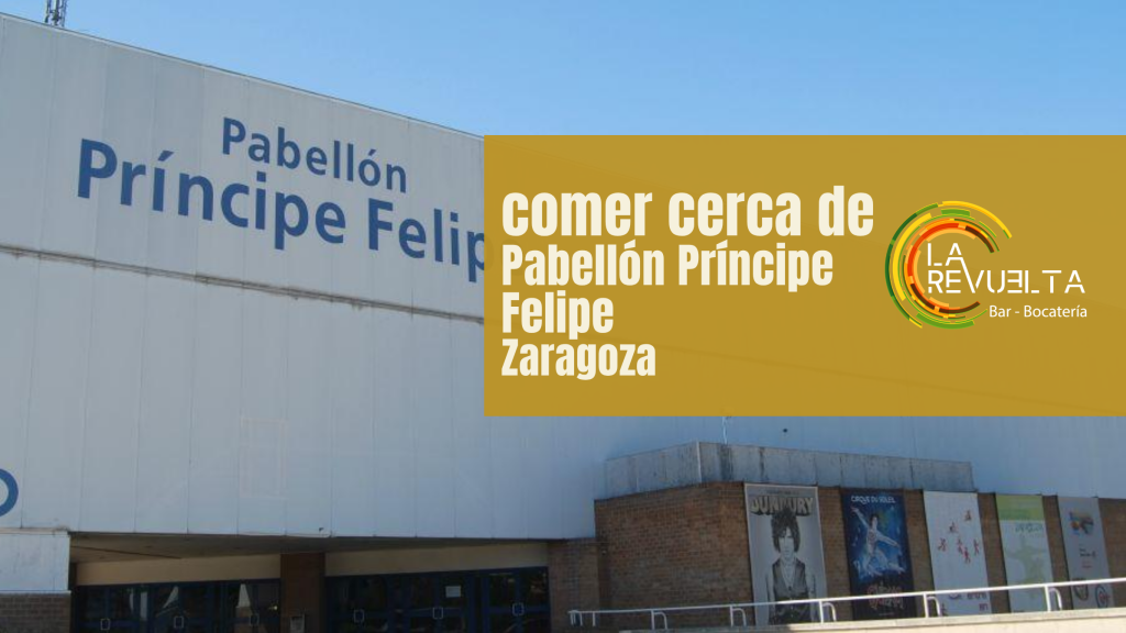 Cena cerca del Pabellón Príncipe Felipe Zaragoza con hamburguesa y raciones en La Revuelta San José