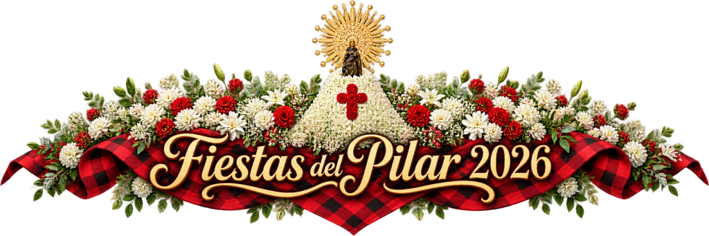 Banner Emblema floral Fiestas del Pilar 2026
