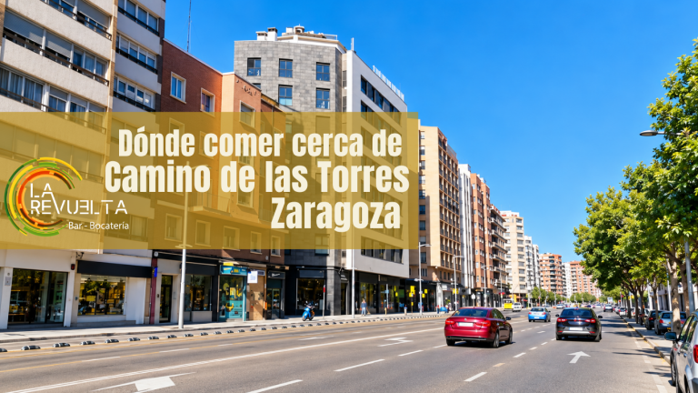 Camino de las Torres en Zaragoza, zona urbana cercana a San José y La Revuelta